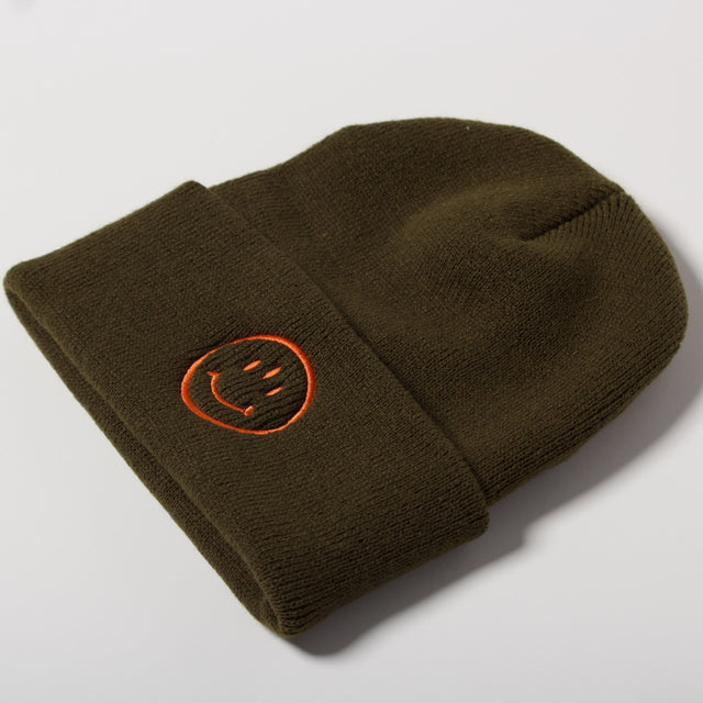 Embroidered Knit Beanie