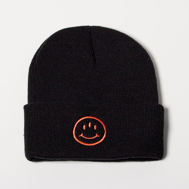 Embroidered Knit Beanie