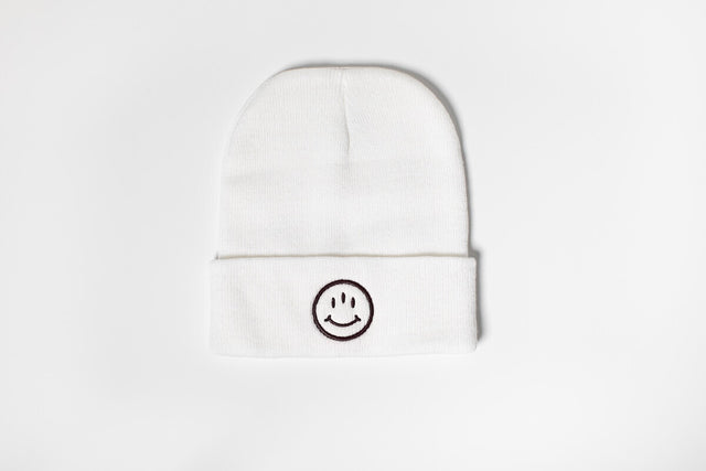 Embroidered Knit Beanie