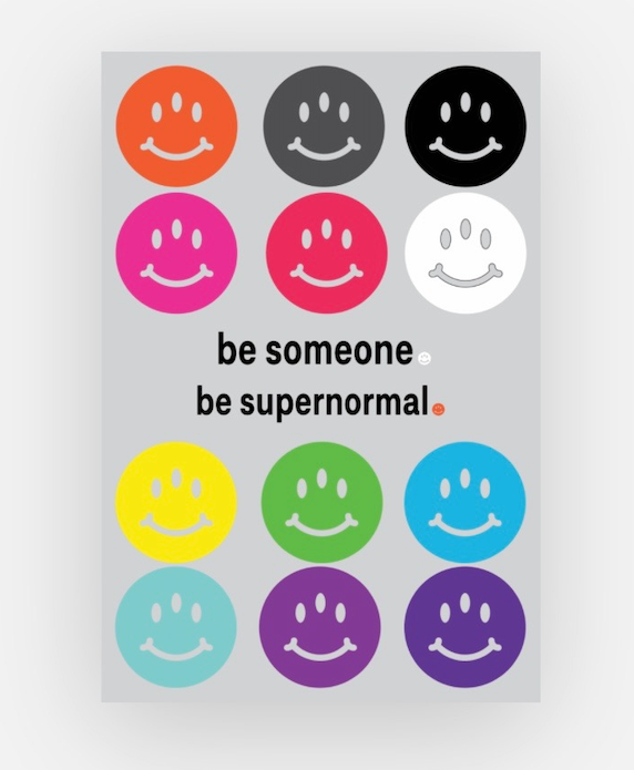 Supernormal pSmiley Stickers